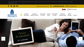 What Proinca.es website looked like in 2020 (3 years ago)