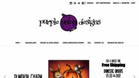 What Purpleoniondesigns.com website looked like in 2020 (3 years ago)