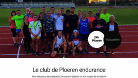 What Ploeren-endurance.fr website looked like in 2020 (3 years ago)