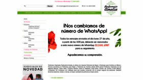 What Perfumeriaamalia.com website looked like in 2020 (3 years ago)