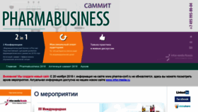 What Pharma-conf.ru website looked like in 2020 (3 years ago)