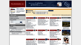 What Pourvendre.ca website looked like in 2020 (3 years ago)