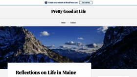 What Prettygoodatlife.com website looked like in 2020 (3 years ago)