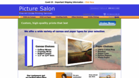 What Picturesalon.com website looked like in 2020 (3 years ago)