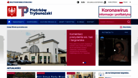 What Piotrkow.pl website looked like in 2020 (3 years ago)