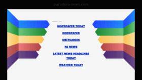 What Pazudora-news.com website looked like in 2020 (3 years ago)