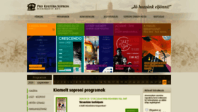 What Prokultura.hu website looked like in 2020 (3 years ago)