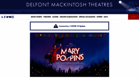 What Princeedwardtheatre.co.uk website looked like in 2020 (3 years ago)