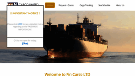 What Pincargo.co.nz website looked like in 2020 (3 years ago)