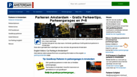 What Parkeren-amsterdam.com website looked like in 2020 (3 years ago)