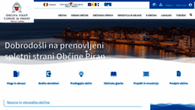 What Piran.si website looked like in 2020 (3 years ago)