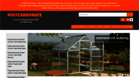What Polycarbonatesheets.co.uk website looked like in 2020 (3 years ago)