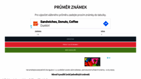 What Prumer-znamek.cz website looked like in 2020 (3 years ago)