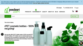 What Packari.com website looked like in 2020 (3 years ago)