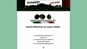 What Pestopappa.de website looked like in 2020 (3 years ago)