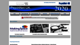 What Psychnet-uk.com website looked like in 2020 (3 years ago)