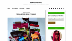 What Planetveggie.co.uk website looked like in 2020 (3 years ago)