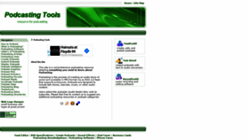 What Podcasting-tools.com website looked like in 2020 (3 years ago)