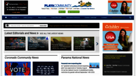 What Playacommunity.com website looked like in 2020 (3 years ago)