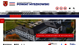 What Powiatmyszkowski.pl website looked like in 2020 (3 years ago)