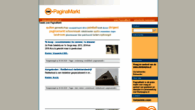 What Paginamarkt.nl website looked like in 2020 (3 years ago)