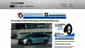 What Plugincars.com website looked like in 2020 (3 years ago)