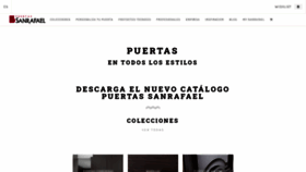 What Puertassanrafael.es website looked like in 2020 (3 years ago)