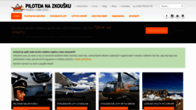 What Pilotemnazkousku.cz website looked like in 2020 (3 years ago)