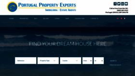 What Portugalpropertyexperts.com website looked like in 2020 (3 years ago)