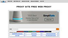 What Proxysite.cloud website looked like in 2020 (3 years ago)