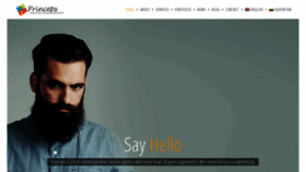 What Princeps.bg website looked like in 2020 (5 years ago)