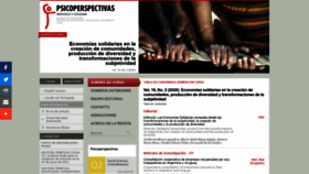 What Psicoperspectivas.cl website looked like in 2020 (5 years ago)