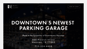 What Parkonemarketsquare.com website looked like in 2020 (3 years ago)