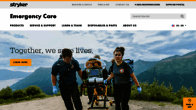 What Physio-control.com website looked like in 2020 (4 years ago)
