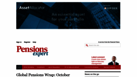 What Pensions-expert.com website looked like in 2020 (3 years ago)