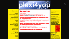 What Plexi4you.ch website looked like in 2020 (3 years ago)
