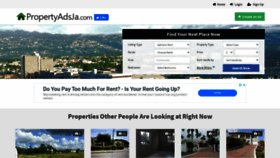 What Propertyadsja.com website looked like in 2020 (3 years ago)