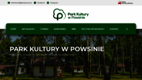 What Parkpowsin.pl website looked like in 2020 (3 years ago)