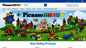What Picassotiles.com website looked like in 2020 (3 years ago)