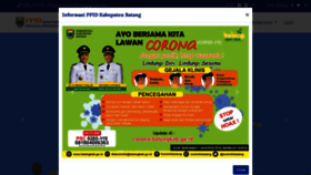 What Ppid.batangkab.go.id website looked like in 2020 (3 years ago)