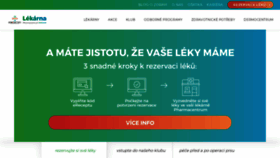 What Pharmacentrum.cz website looked like in 2020 (3 years ago)
