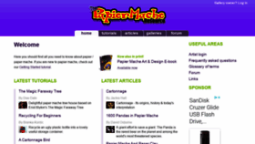 What Papiermache.co.uk website looked like in 2020 (3 years ago)