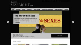 What Paulseabright.com website looked like in 2020 (3 years ago)