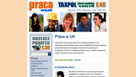 What Praca.org.uk website looked like in 2020 (3 years ago)