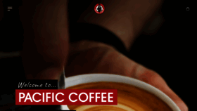What Pacificcoffee.com website looked like in 2020 (3 years ago)