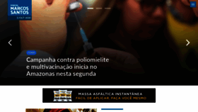 What Portalmarcossantos.com.br website looked like in 2020 (3 years ago)