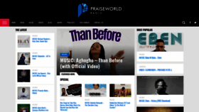 What Praiseworldradio.com website looked like in 2020 (3 years ago)