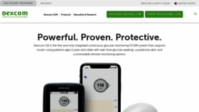 What Provider.dexcom.com website looked like in 2020 (3 years ago)