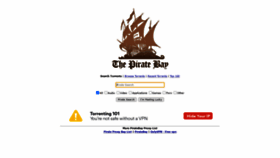 What Piratesbay.link website looked like in 2020 (3 years ago)