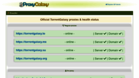What Proxygalaxy.pw website looked like in 2020 (3 years ago)